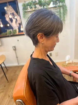 ショート ⚪️髪質改善 縮毛 店長 コウ⚪️のヘアスタイル