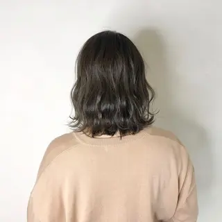 ミディアム カラー カラーモデル募集中 美容室ハピスのヘアスタイル