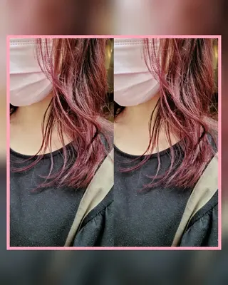 ロング カラー 田中 孝征のヘアスタイル