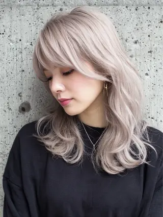 ミディアム カラー パーマ ヘアアレンジ メンズ 新宿駅近♡友達とOK 🦋W -ワット -のヘアスタイル
