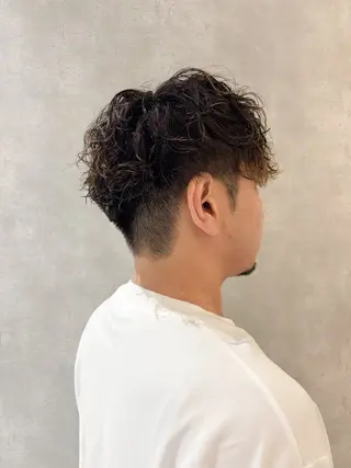 ショート パーマ メンズ 宮嶋 勇輔のヘアスタイル
