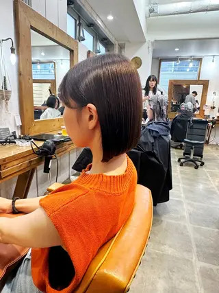 ショート カラー 👑銀座ショート/ 絶壁補正/金子涼👑のヘアスタイル
