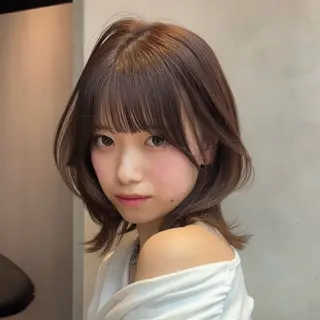 ミディアム カラー 《髪質改善✖️レイヤ ー🩶》ナオヤのヘアスタイル