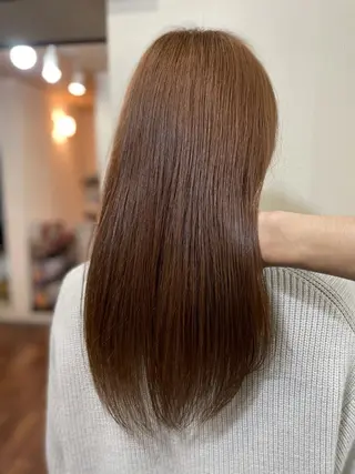 セミロング 縮毛矯正の達人 ☆　松本のヘアスタイル