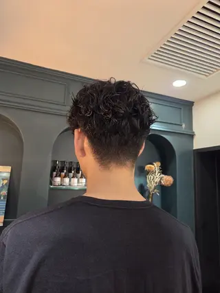メンズ パーマ 【メンズカット/パー マ✂️】momo🌷のヘアスタイル