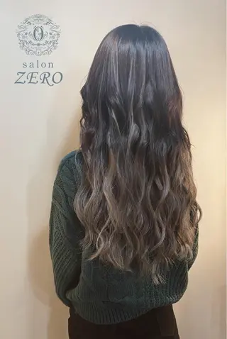 ロング カラー ヘアアレンジ Hair Make Salon ZEROのヘアスタイル