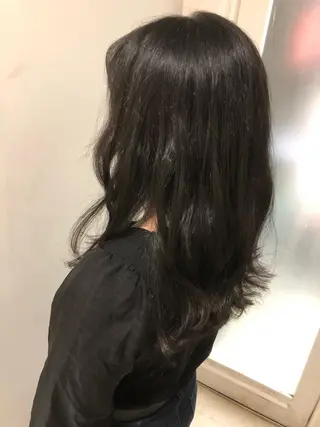ロング 藤田 遼のヘアスタイル