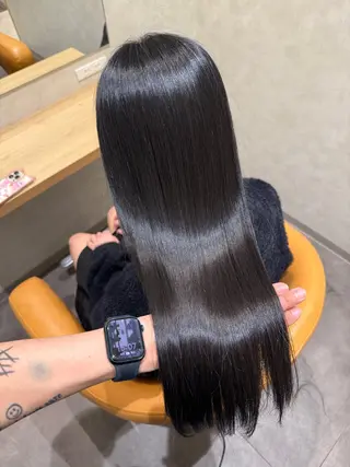 ロング 阿部 祥大のヘアスタイル