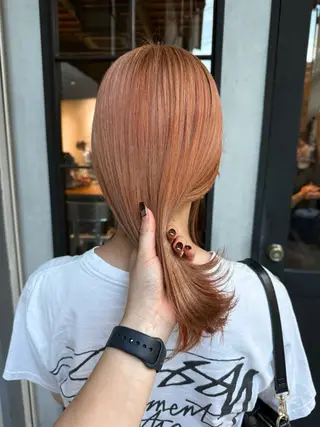 セミロング fubuki🪷 似合わせカットカラーのヘアスタイル
