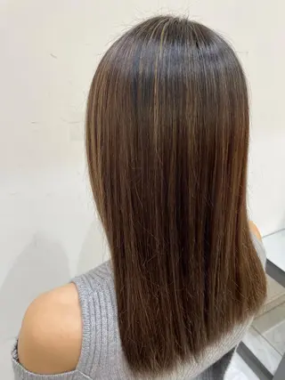 ロング カラー ヘアアレンジ 🤎ono/ 切りっぱなしボブ🤎のヘアスタイル