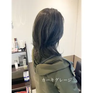 ミディアム カラー 坂井田 浩樹のヘアスタイル