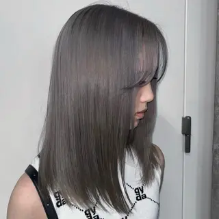 ロング カラー 💫miyu💫デザ インカラー/アレンジのヘアスタイル