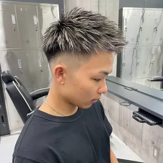 ショート カラー メンズ tidasmile /カラー/カットのヘアスタイル