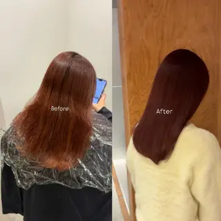 ミディアム カラー 柔らかいカラー/ 透明感/Airi🎀のヘアスタイル