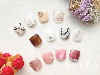ショート toiro NAILLOUNGEのネイルデザイン