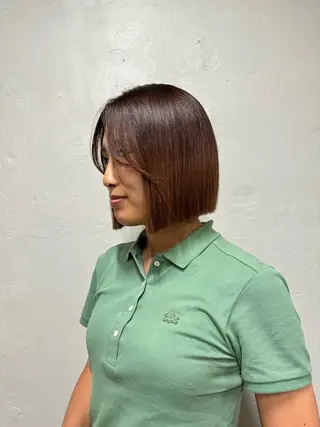 ショート や ぎ /似合わせ カラー/神戸美容室のヘアスタイル