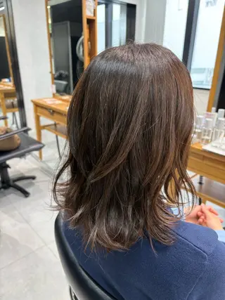 ミディアム カラーモデル募集 ✨🤍モモハ🤍✨のヘアスタイル