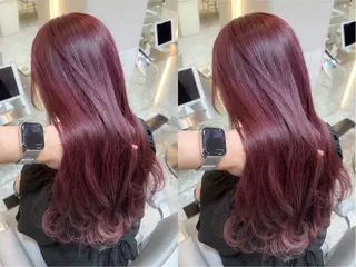 ロング カラー 中村 珠笑のヘアスタイル