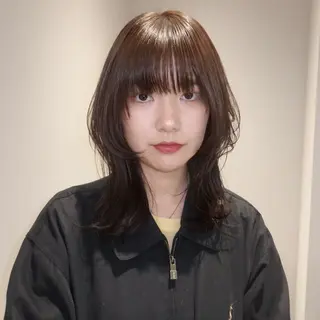 ミディアム 表参道 透明感カラー kanako✧*｡のヘアスタイル