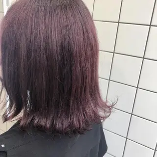ミディアム カラー 鴫原 亜弥のヘアスタイル