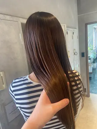ロング カラー 縮毛矯正/髪質改善 🌷あかおのヘアスタイル