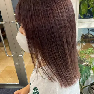 ミディアム カラー Az ながいりかのヘアスタイル