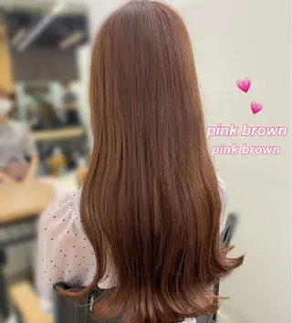 ロング ナガイ アヤのヘアスタイル
