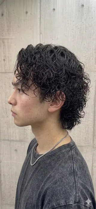 パーマ メンズ 🌀メンズパーマ🌀 カット💇こうせいのヘアスタイル