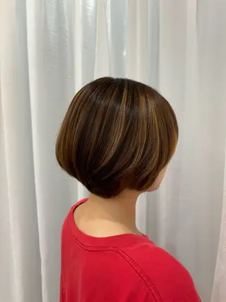 ショート 欠畑 瑠奈のヘアスタイル