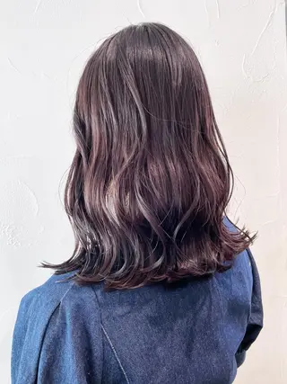 ミディアム カラー パーマ ヘアアレンジ ITbyALBUM 浦和店のヘアスタイル