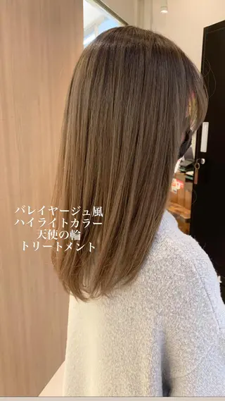 ロング カラー 似合わせカラー/艶 髪質改善/ヨシザキのヘアスタイル