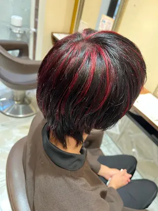 カラー メンズ 西村 美依奈のヘアスタイル