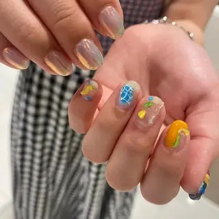 ネイル earth甲府昭和店 西村香穂のネイルデザイン