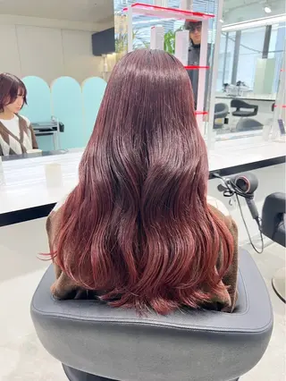 ロング カラー 履歴修正屋さん／ ブロンド／ホワイトのヘアスタイル