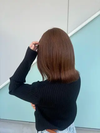 カラー 梶山 愛夢のヘアスタイル