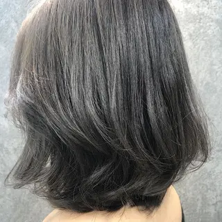 ミディアム 所渉/韓国レイヤー /ウルフカットのヘアスタイル