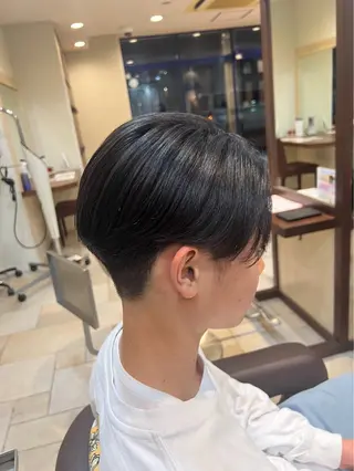 ショート メンズ メンズ毛流れ 縮毛特化/土屋丈のヘアスタイル