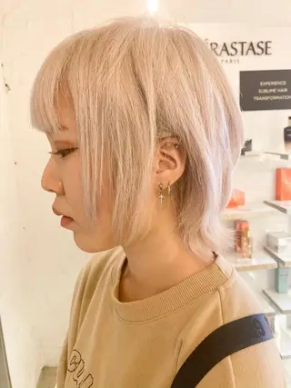 ショート カラー welring hair salonのヘアスタイル