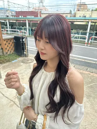 ロング カラー 💖艶・ブリーチ 透明感miyu💖のヘアスタイル