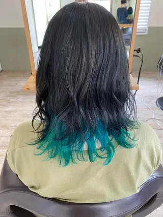 ミディアム カラー Agu 清尾 浩昭のヘアスタイル