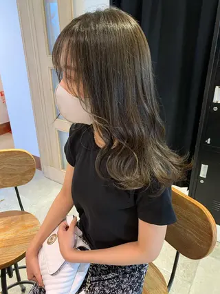 セミロング to waのヘアスタイル