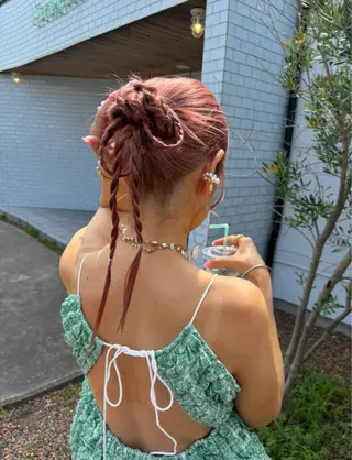 ヘアアレンジ 落合 そらのヘアスタイル