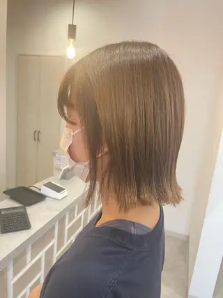 ミディアム やまこし 美裕樹のヘアスタイル