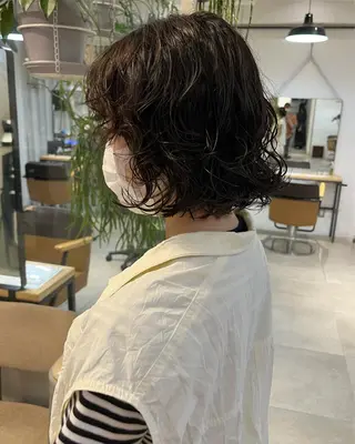ショート パーマ お洒落パーマ/ボブ ❄️Tomoka❄️のヘアスタイル
