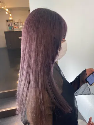 ロング 名駅/艶韓国風ヘア miyabiのヘアスタイル