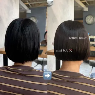 ショート シモイケ ルアのヘアスタイル