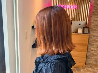 ミディアム 吉田 聡一のヘアスタイル