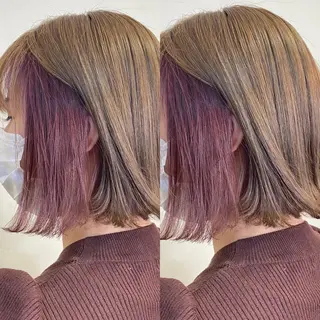 ショート カラー ヘアアレンジ 梅田中崎町髪質改善 /オキヒロト/エコルのヘアスタイル