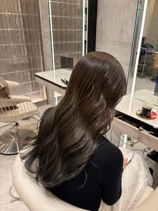 ロング カラー Cloe 中目黒【クロエナカメグロ】所属・ハイトーン/暖色 カラー/maoのヘアスタイル