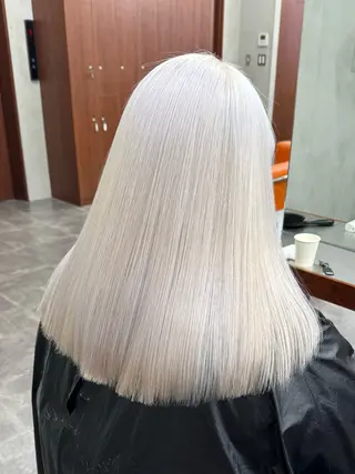 ロング カラー ブリーチ　ハイトーン 特化🌈フジタハルキのヘアスタイル